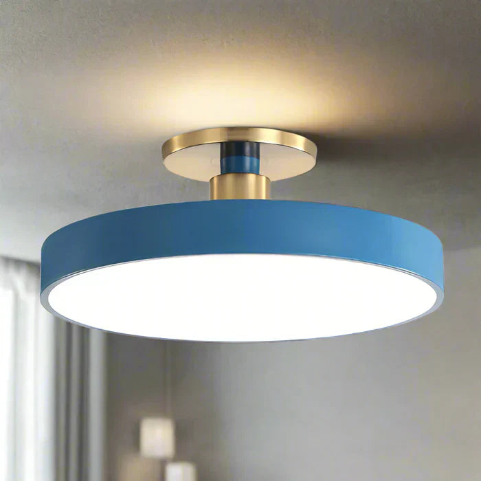 Ronde LED plafondlamp in Scandinavische stijl