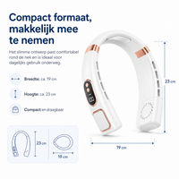 Froza – 360° Koelende Digitale Nekventilator