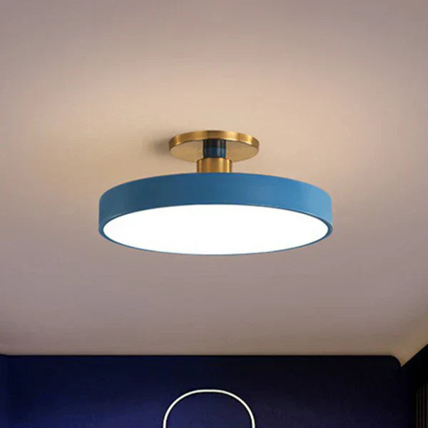 Ronde LED plafondlamp in Scandinavische stijl