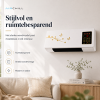 AirChill – Compacte Wandventilator met Afstandsbediening