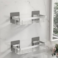 NordicShelf Plank voor de Badkamer – Boorgatvrij & Stijlvol voor Elke Badkamer