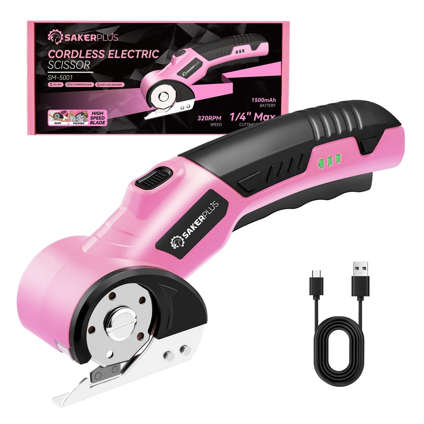 RapidSlice – Oplaadbare Stof- en Metalen Scharen