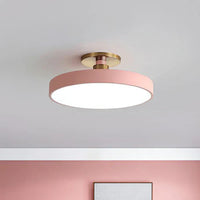 Ronde LED plafondlamp in Scandinavische stijl