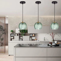 Hanglamp van Glas in de Vorm van een Bal