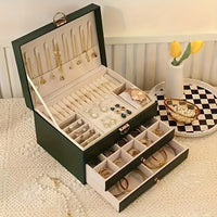 Skanto | Sieradenbox Leren Organizer met Lades
