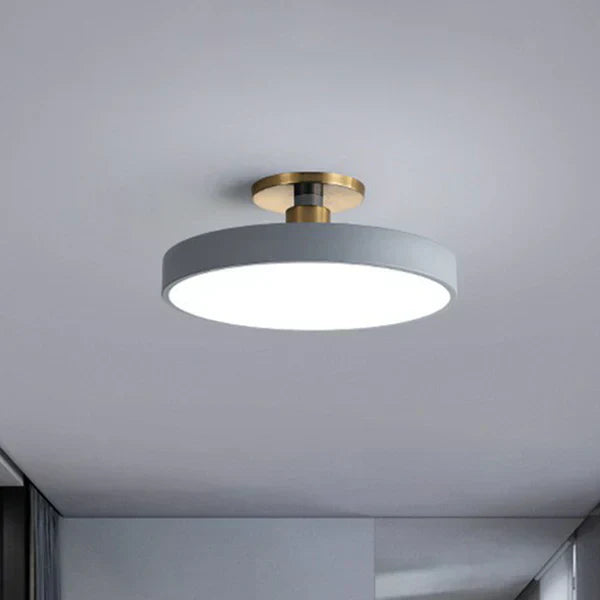 Ronde LED plafondlamp in Scandinavische stijl