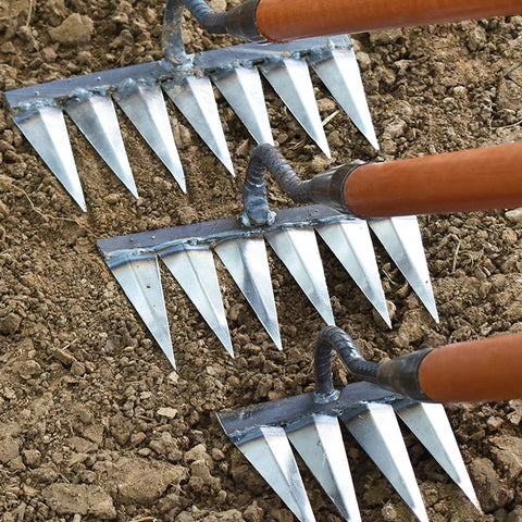 Onkruidhark voor tuinonderhoud | Robuuste tuinhark | WortelKracht