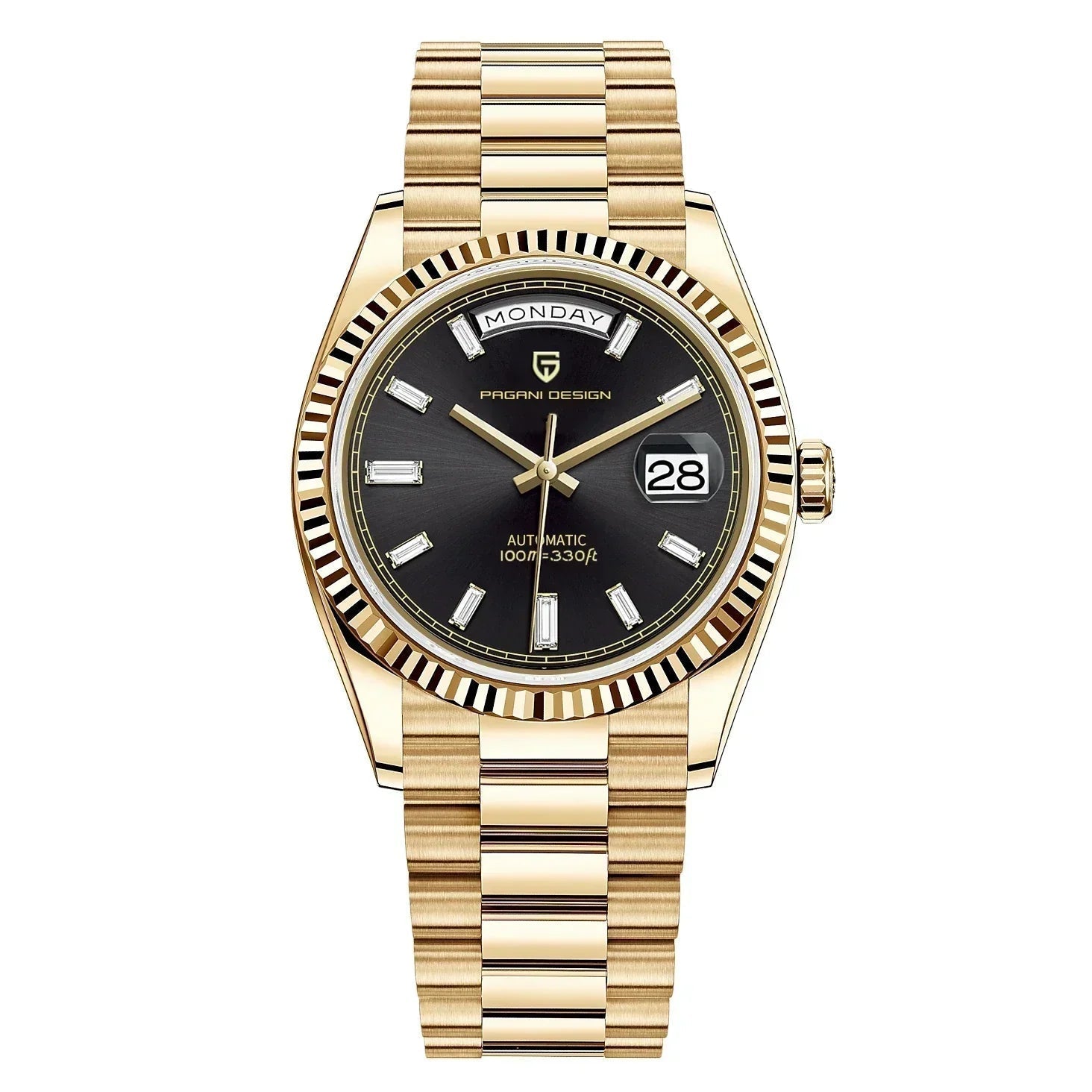 Luxe Automatisch Herenhorloge – Zelfopladend van RVS met Kalender