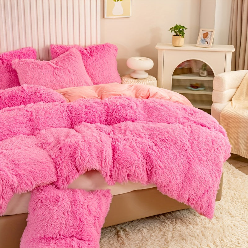 Velora Pluche Bedset Biedt Luxe Comfort Voor Een Gezellige Thuisontspanning