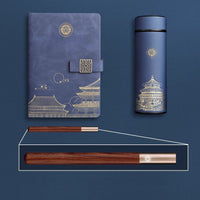 Exclusieve Cadeauset Verboden Stad – Notitieboek, Thermosfles en Pen in Luxe Doos