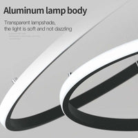 Zin Moderne Ring Hanglamp, 2/3/4 Ringen