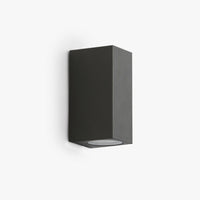 Tavon Minimalistische Metalen Vierkante Buitenwandlamp, Zwart