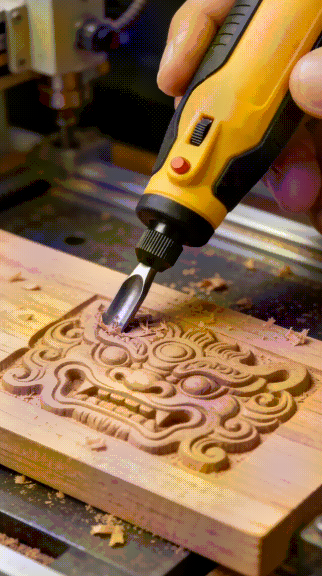 CarveMaster Pro™ | Draadloze Mini Graveer- & Beitelgereedschap