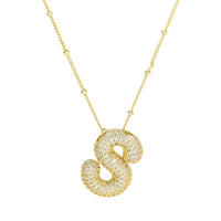 Diamanten Ketting met Letter