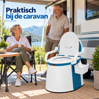 Draagbaar Campingtoilet voor Camper, Caravan & Kamperen