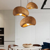 Wabi-Sabi Koffie Cloud Japandi Hars Hanglamp