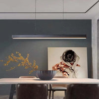 Arisha Moderne LED Hanglamp Lineair Zwart/Bruin Eetkamer Metaal