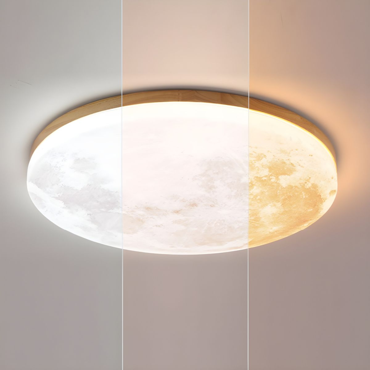 Éclipsa | Rond Plafondlamp – Moderne Minimalisme & Warme Sfeer