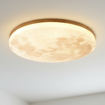 Éclipsa | Rond Plafondlamp – Moderne Minimalisme & Warme Sfeer