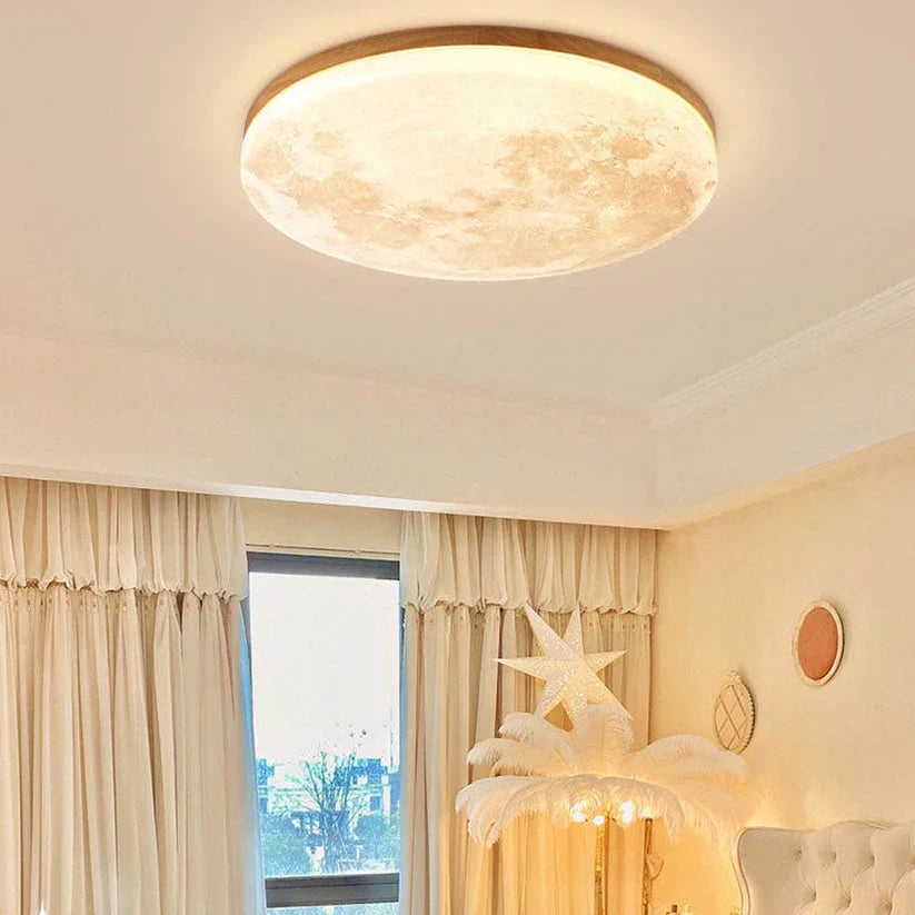 Éclipsa | Rond Plafondlamp – Moderne Minimalisme & Warme Sfeer