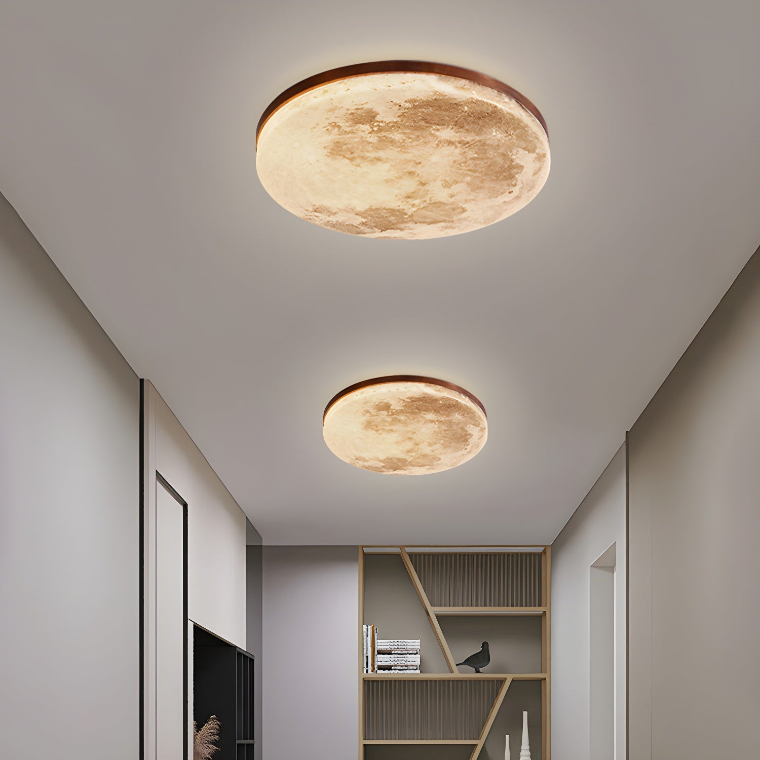 Éclipsa | Rond Plafondlamp – Moderne Minimalisme & Warme Sfeer