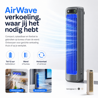 AirWave – Draagbare Oplaadbare Airconditioner met 12 Uur Batterijduur