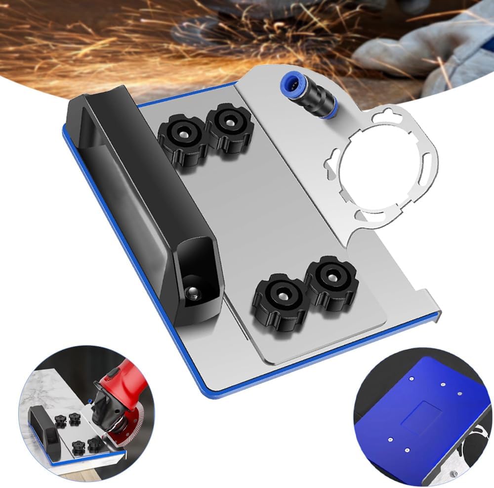 ExactEdge™ | Hoekslijperhouder voor 45°-tegelsnedes – Schone randen & precisie