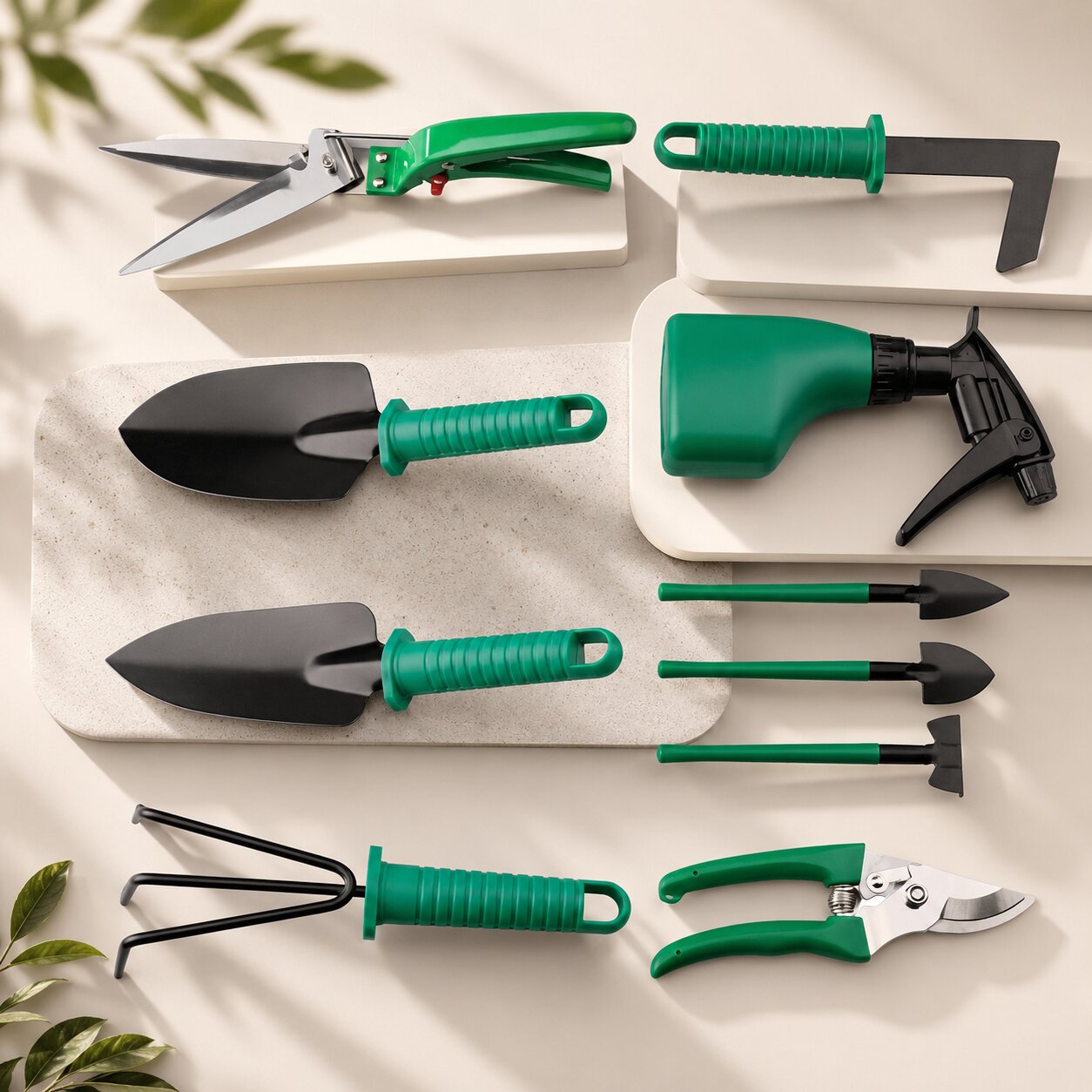 RVS Tuin Gereedschap Set met Koffer | TerraVogue