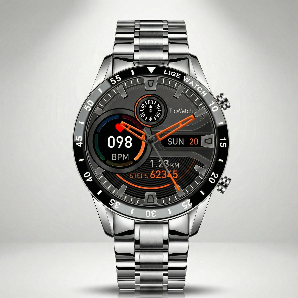 Luxueuze Smartwatch met Touchscreen – Meldingen & Praktisch Ontwerp voor de Dagelijkse Gebruik