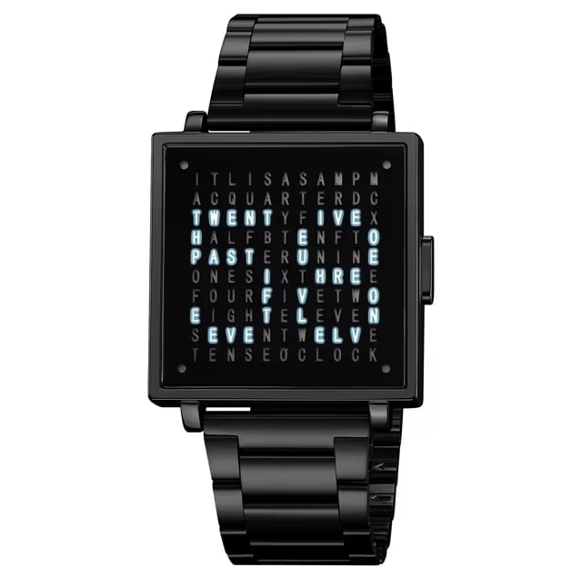 LexoTime - Unisex Tekst Horloge