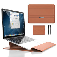 Vouwbare 2-in-1 beschermtas voor laptop | Premium hoes met ondersteuning