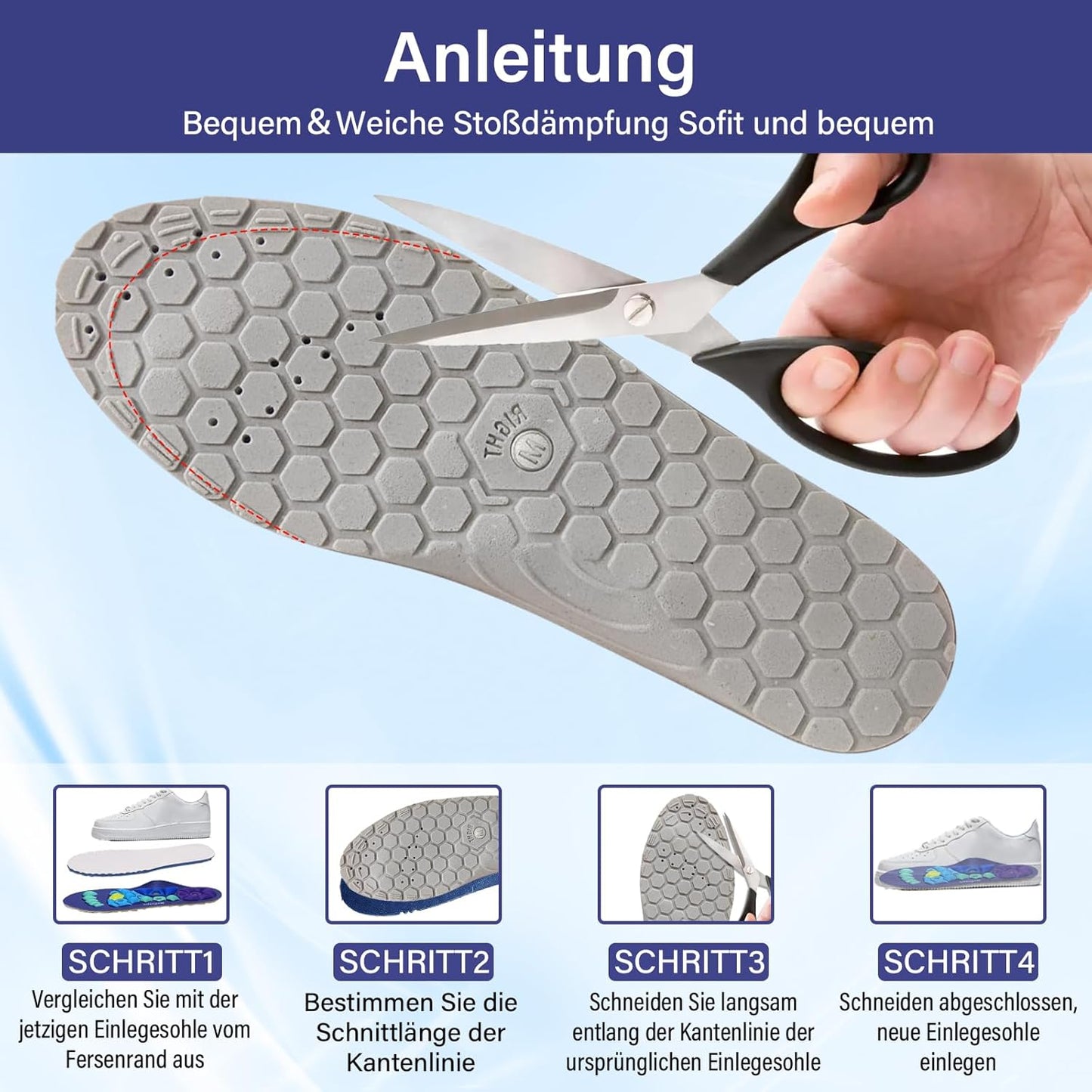 Inlegzolen | Schoeninlagen en comfortabele inlagen voor schoenen | Vitarion