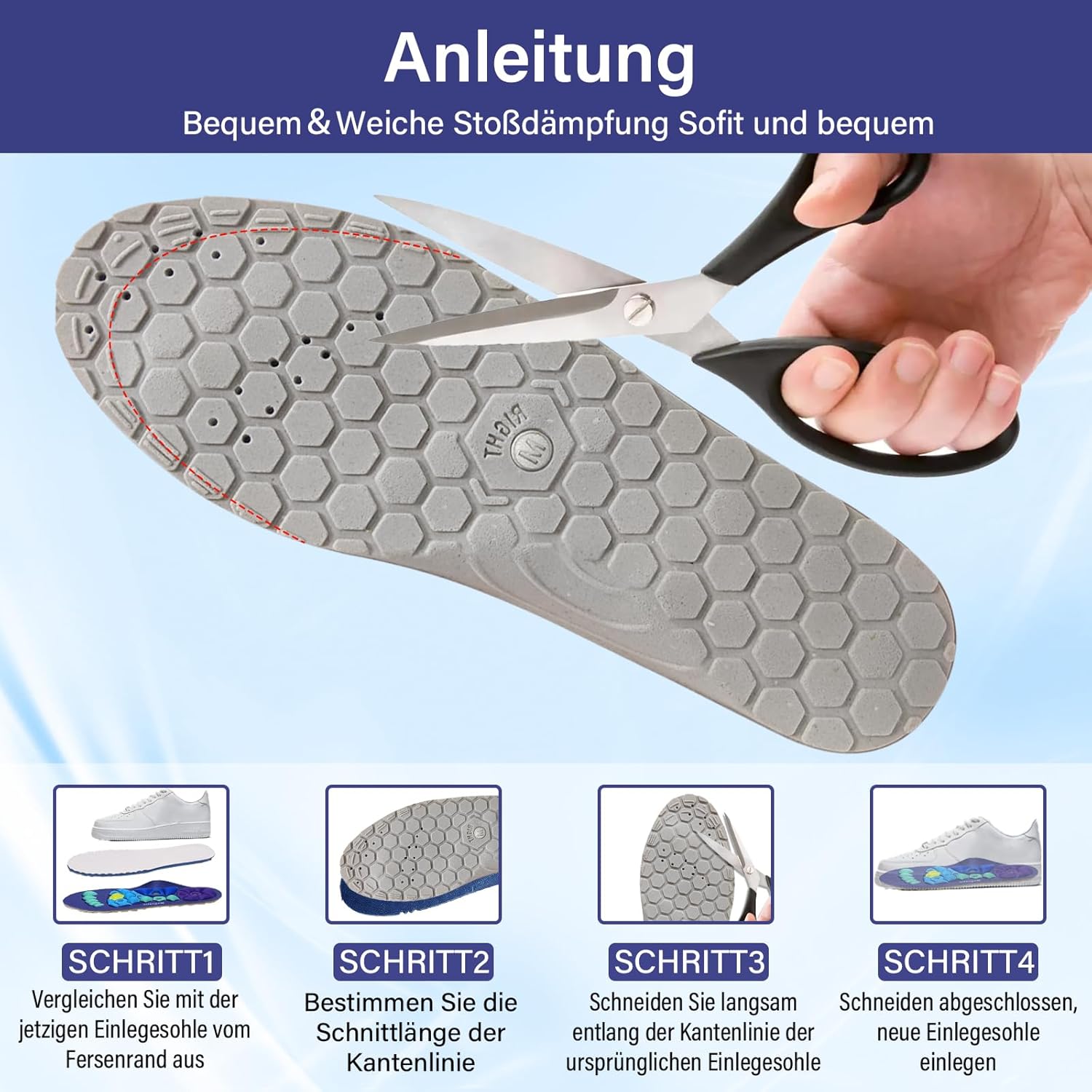 Inlegzolen | Schoeninlagen en comfortabele inlagen voor schoenen | Vitarion