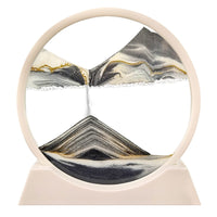 3D Beweeglijke Zandkunst - Rustgevende Glaskunst voor Elke Ruimte