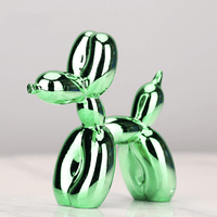 Elektroplated Ballonhond Sculptuur