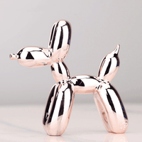 Elektroplated Ballonhond Sculptuur
