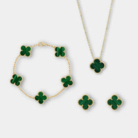 Luxe Sieradenset voor Dames - Ketting, Armband, Oorbellen