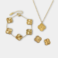Luxe Sieradenset voor Dames - Ketting, Armband, Oorbellen