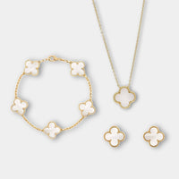 Luxe Sieradenset voor Dames - Ketting, Armband, Oorbellen
