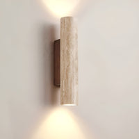 Luxe Travertin Op & Neer Wandlamp