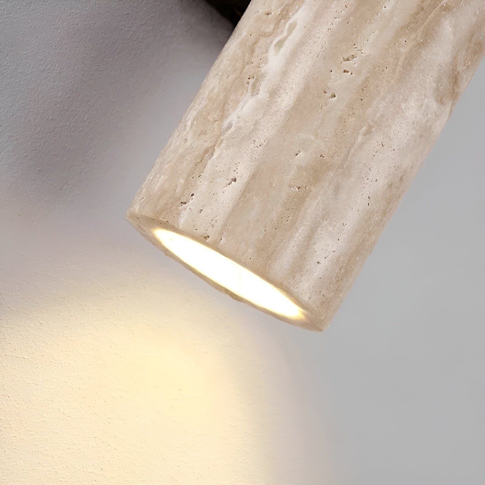 Luxe Travertin Op & Neer Wandlamp