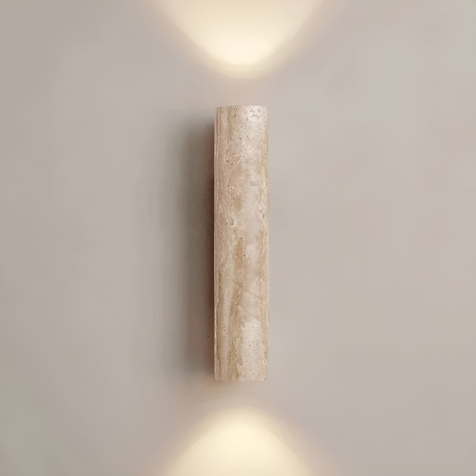 Luxe Travertin Op & Neer Wandlamp