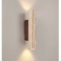 Luxe Travertin Op & Neer Wandlamp