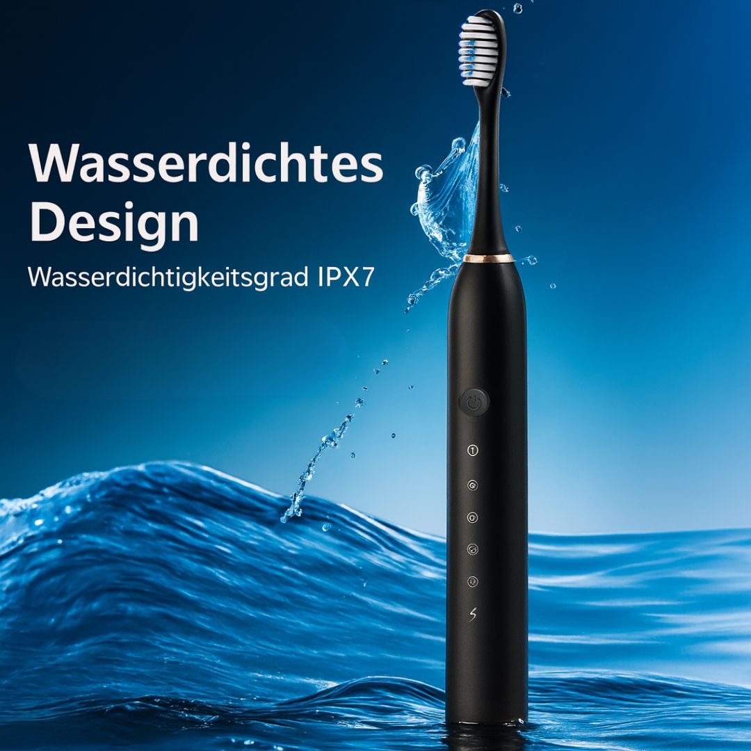 Elektrische Tandenborstel met 6 Reinigingsmodi | Ultrasoon Tandenborstel voor Volwassenen & Kinderen | TandKlaar