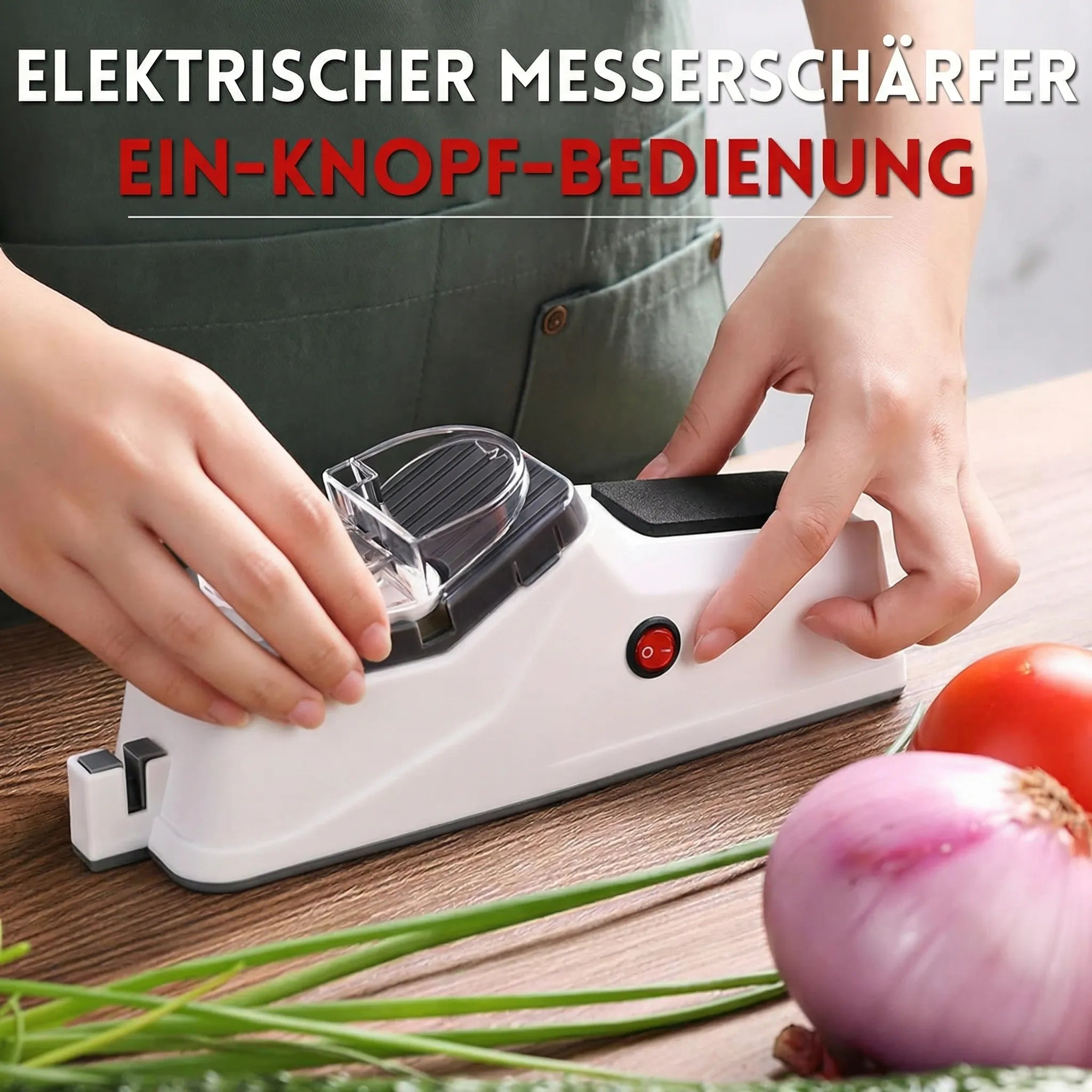 Elektrische Messerschlijper | Eenvoudig Messen Slijpen | Messerschlijper | Schärfix