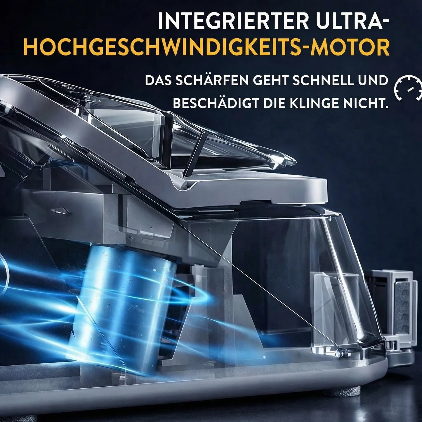 Elektrische Messerschlijper | Eenvoudig Messen Slijpen | Messerschlijper | Schärfix