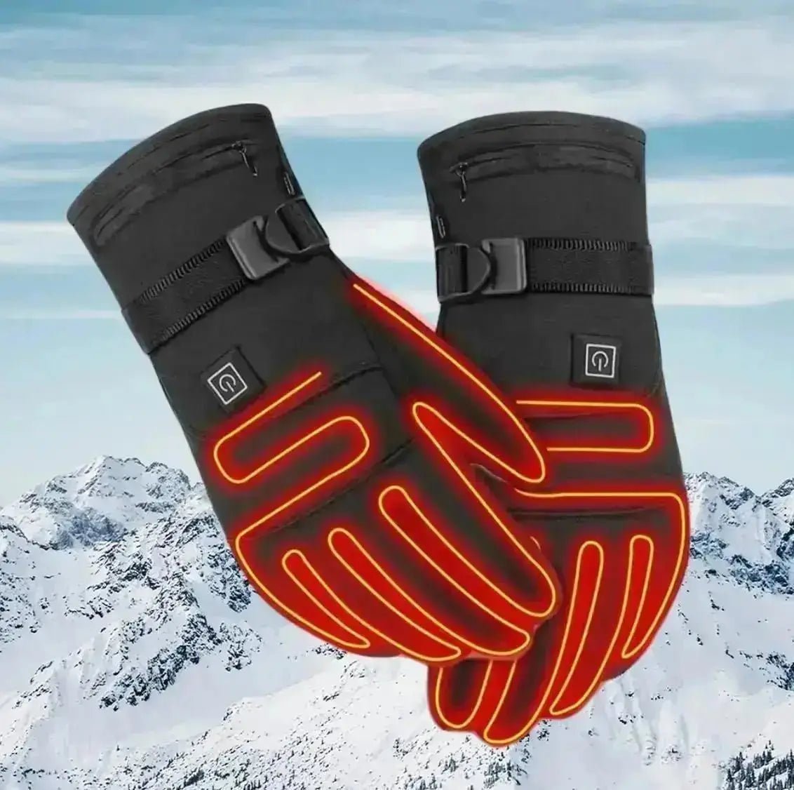 Elektrische Waterdichte Verwarmde Handschoenen Met 3 Temperatuurinstellingen