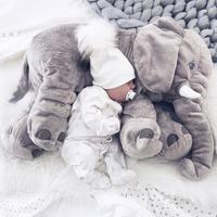 Knuffel Olifant | Groot kussen en knuffel olifant voor baby's en kinderen