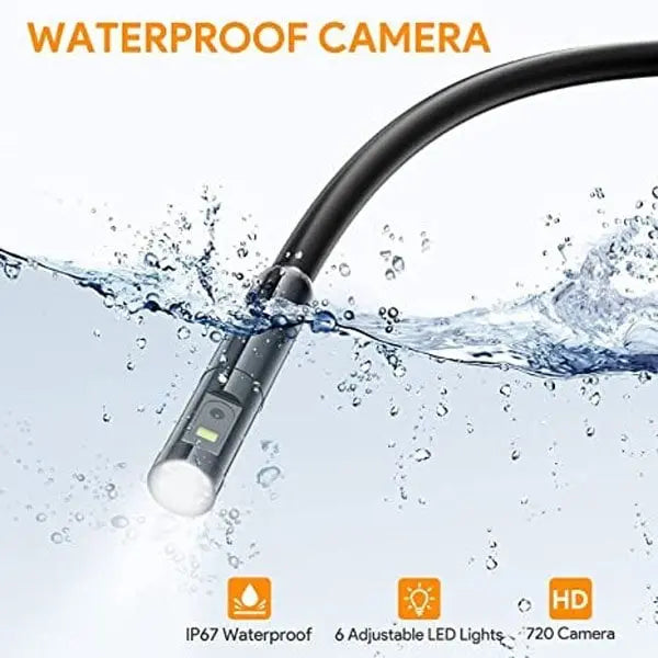 Endoscoop met camera | Inspectiecamera voor mobiele telefoons met een kabel van 5 m | IntraView
