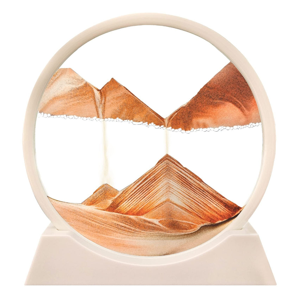 3D Beweeglijke Zandkunst - Rustgevende Glaskunst voor Elke Ruimte